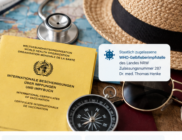 Reisemedizin und Impfberatung, KI-generierte Illustration